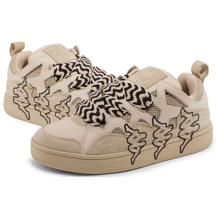 Kappa Casual Low-Top Skate Shoes Unisex sneaker Oxford-Brown K0CZ5CS20P-648