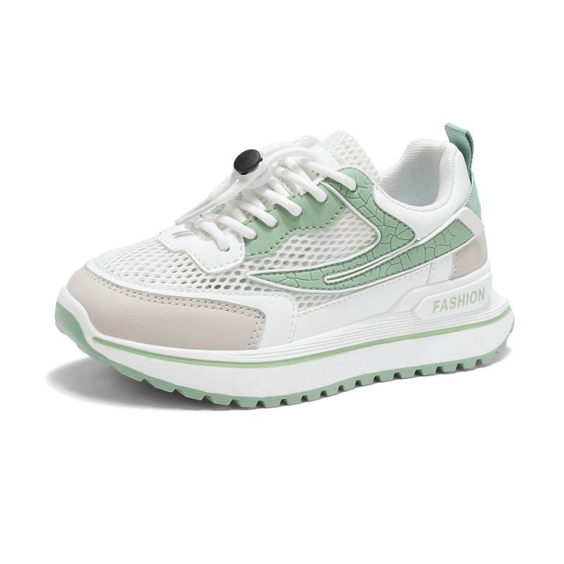 2025 Spring New Children's Dad Shoes Single Net Light Leisure Sports Classmates Versatile Trend Boys Running Shoes