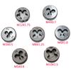 8pcs Metric Tap and Die Set M3/M4/M5/M6/M8/M10/M12 Essential Threading Tool Kit for Cutting External & Internal Threads