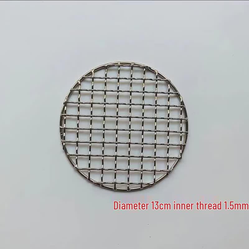 Oeny Round Stainless Steel Barbecue Grill Net