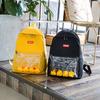 Durable Canvas Womens Backpack With Fun Duck Toy And Transparent School Bag Design