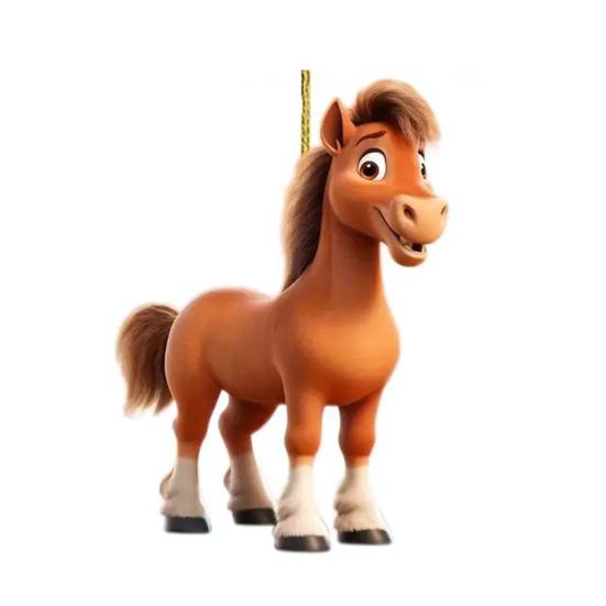 Horse Pendant Car Interior Decoration Christmas Trees Doors Windows Walls Decorative Hanging Accessory