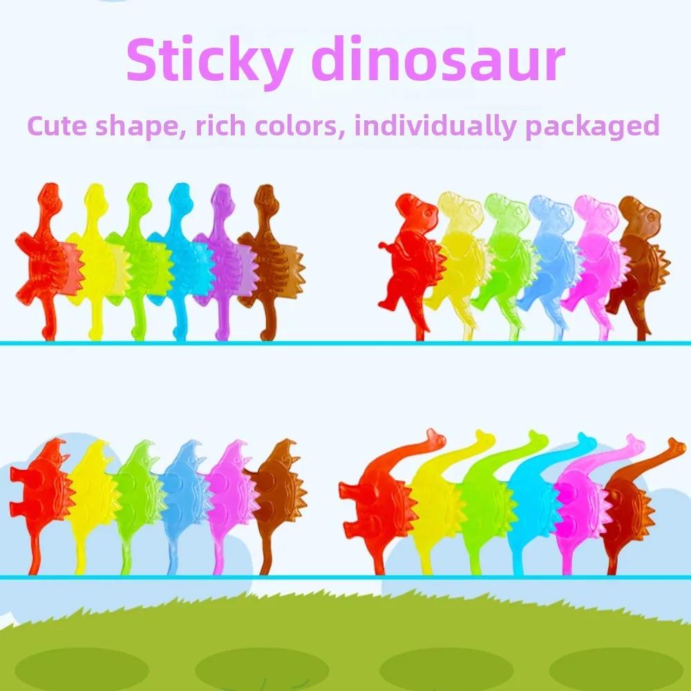 TPR Elastisch Plakkerig Dinosaurus Spel Kinder Verjaardagsfeest Cadeau Kleuterschool School Feest Cadeauzak Carnaval Cadeaus