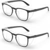 2PCS Safety Glasses Anti Fog Goggles Protective Glasses Side Shields Anti Blue Light protection Eye Glasses for Men Women