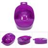 Nail Art Tips Hand Wash Soak Bowl Tray Polish Treatment Remover Manicure Spa Tool (Purple)