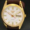 REFURBISHED VINTAGE SEIKO 5 AUTOMATIC JAPAN MENS WHITE DIAL WATCH a434401-2 R120-a434401