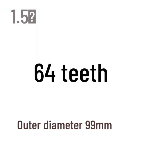 1,5M Modul Stirnrad, 13-120 Zähne, Stahl Zahnstange, 45 Stahl, Wärmebehandelt