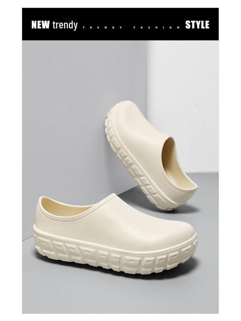 Unisex-Kochschuhe, wasserdicht und ölbeständig – Regenstiefel in Übergröße für Outdoor- und Gartenarbeiten