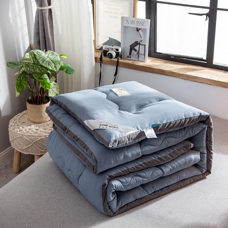 CHANSI Zimní prošívaná přikrývka v severském stylu, 3D, jednobarevná