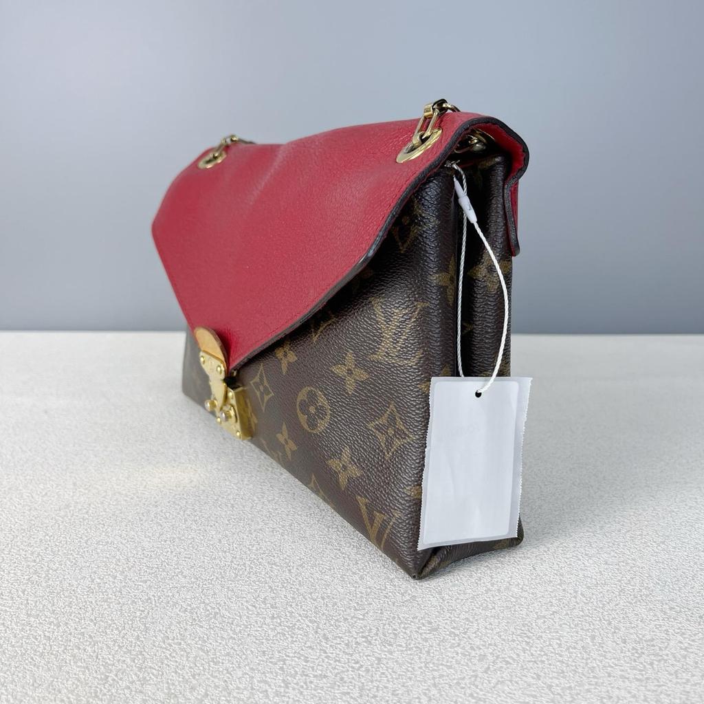 [Pre-Owned] Pallas Brown Coated Canvas Monogram Legend Crossbody Shoulder Bag With Gold Hardware - Excellent #1IEFR0C