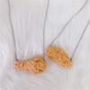 Simulation Fried Chicken Pendant Necklace Lovely Funny Realistic Food Jewelry