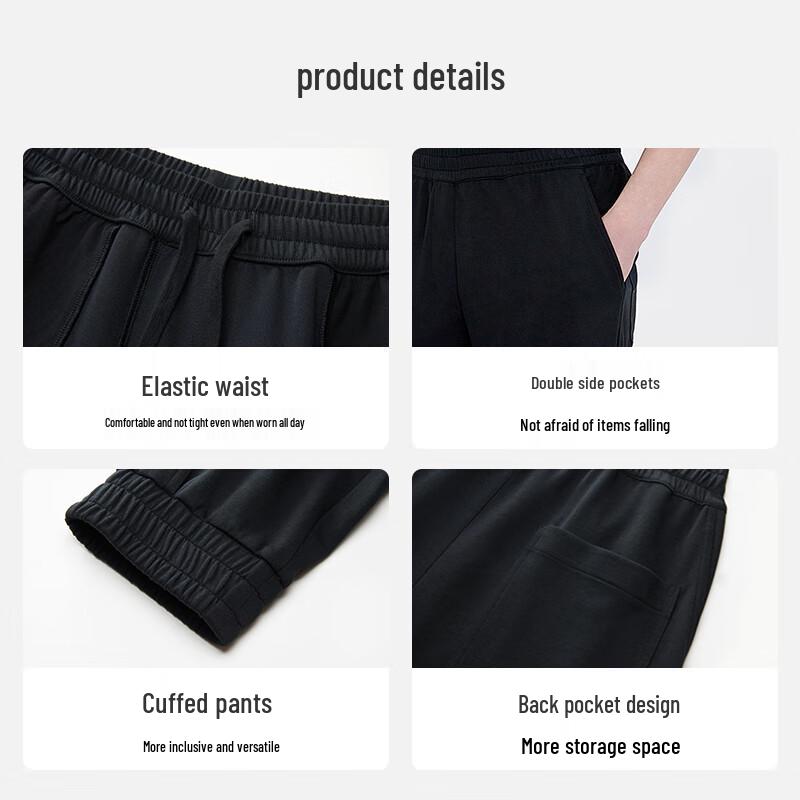 Jingdong Jingzao Herren Jogginghose mit lockerem Schnitt