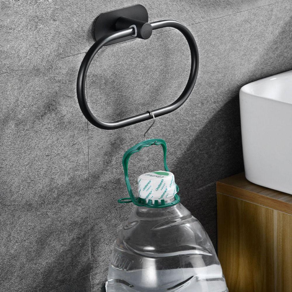 4/5Pcs Anticorrosion Bathroom Hardware Set Rustproof Towel Bar Roll Paper Stand  Home Kitchen