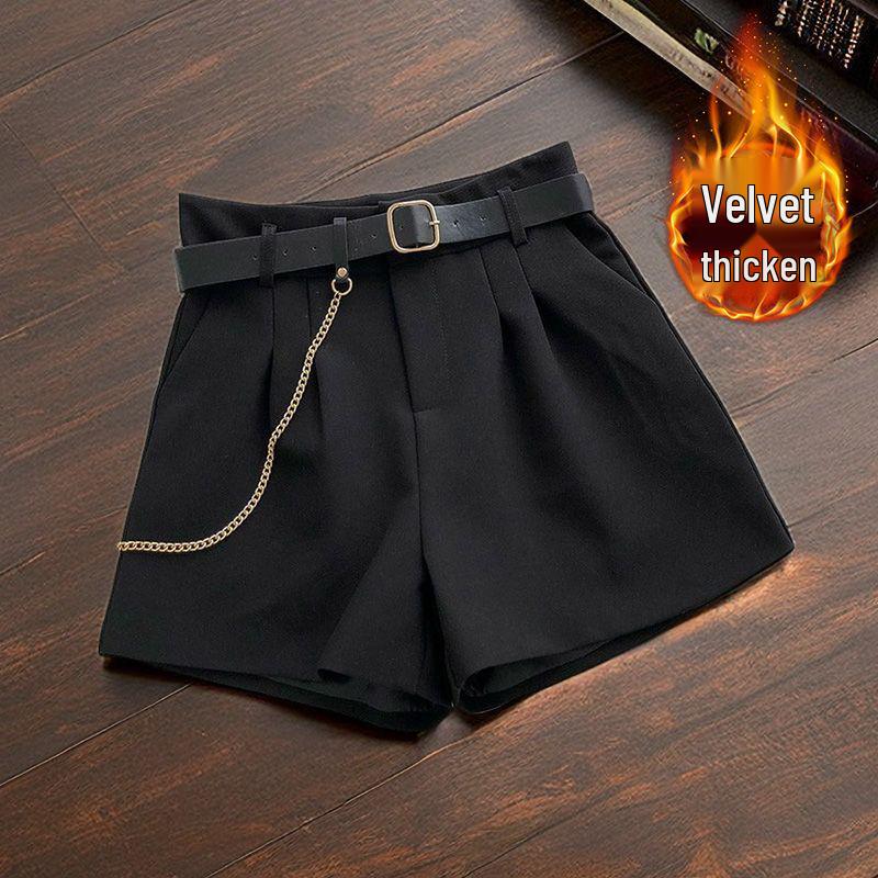 Women's Summer 2026 Korean Style High-Waisted A-Line Bootcut Shorts