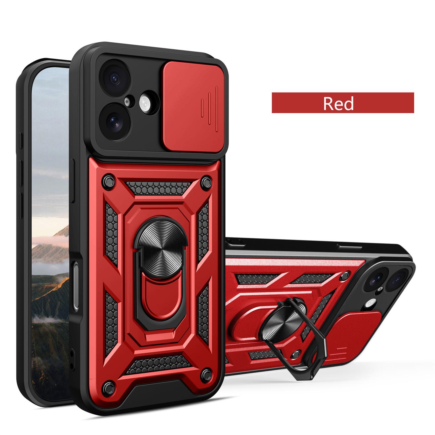 

Бронированный противоударный чехол для iphone 17 16 15 14 13 12 Pro Max PLus 12 13 mini Автомобильный магнитный держатель Кольцо-подставка Защитная крышка для камеры For iphone 17