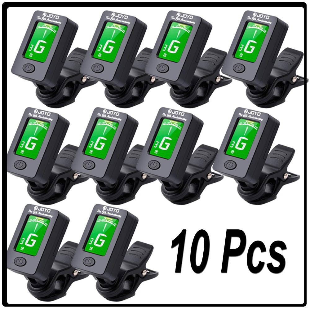 JOYO Guitar Tuner JT-01 360 Degree Rotatable Rechargeable Digital LCD Screen Clip-on Tuner for Guitar Bass Violin Ukulele Parts