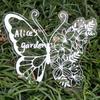 6/12pcs Plant Labels Acrylic Butterfly Garden Markers Waterproof Plant Marking Signs for Flowerpot Gardening Decoration