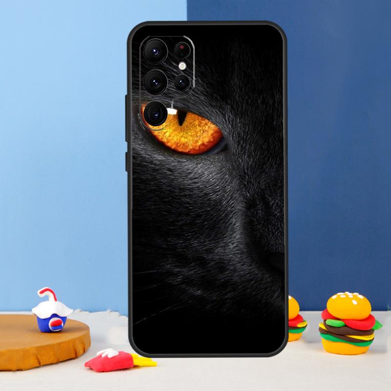 Cheetah Panther Phone Case For Samsung Galaxy S24 Ultra S9 S10 S20 FE S22 S21 S23 Plus S25 Ultra Cover Coque