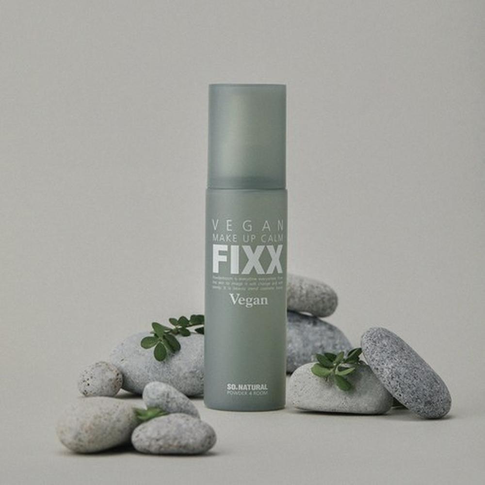 SO NATURAL Veganes Make-up Calm Fixer 100ml – Vegane Formel, Beruhigende Pflege, Koreanisch