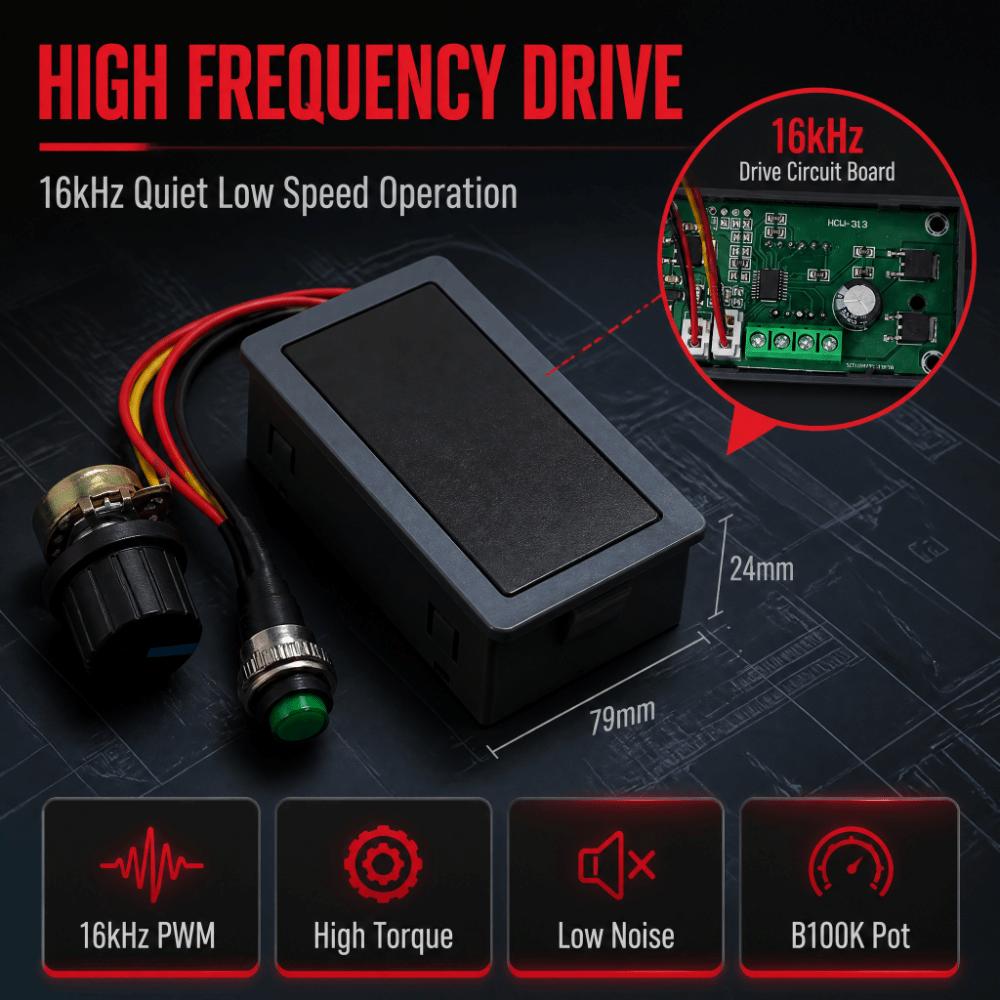 6V-30V Input DC Motor Speed Controller 0.56in LED Display Digital Display Controller For DC Motors