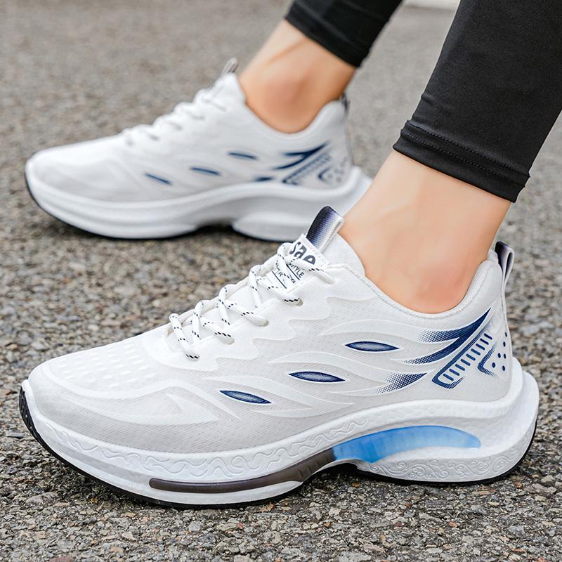 Trendy Casual and Versatile Student Men's Running Shoes Sports Shoes Rebound  Lightweight  Non Slip  All Season Running Shoes