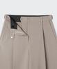 MUSINSA STANDARD WOMAN Women'S Low Waist Deep Tuck Extra Wide Hidden Banding Slacks [Light Beige]