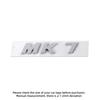 YNEPB1 ABS MK5 MK6 MK7 MK7.5 Letter Emblem Car Body Rear Trunk Badge Sticker For Volkswagen VW Polo Sharan Golf Scirocco Touran Touareg