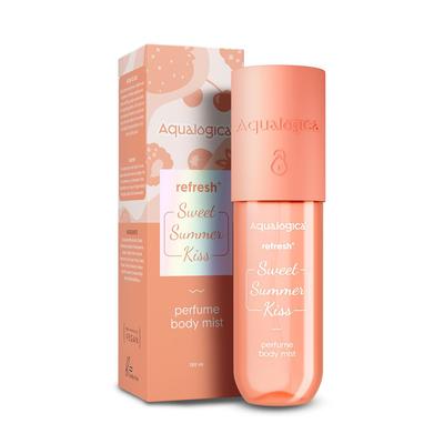 Aqualogica Refresh+ Sweet Summer Kiss Perfume Body Mist 150 Ml Pack Of 1 | Long-Lasting Fragrance For Hair & Body Hydration