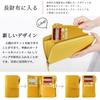 [F.ZH] Women's Bifold Wallet, Genuine Leather, Short Wallet with Coin Purse, 18 Card Slots, Bill Compartment, Large Capacity, Compact, Lightweight,