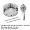2025 New Jaws Self-Centering Cast Iron High Carbon Steel Mini Drill Chuck Metal 3 Jaws Manual Lathe Chuck Clamp