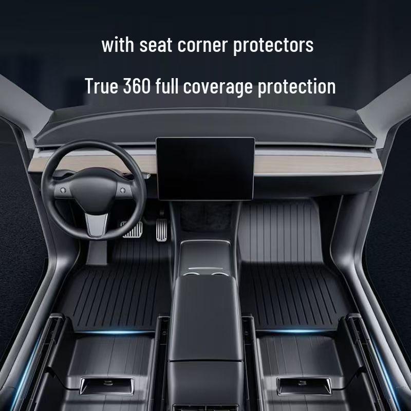 High-End TPE Floor Mats for Tesla Model Y/3 – Custom Car Accessories