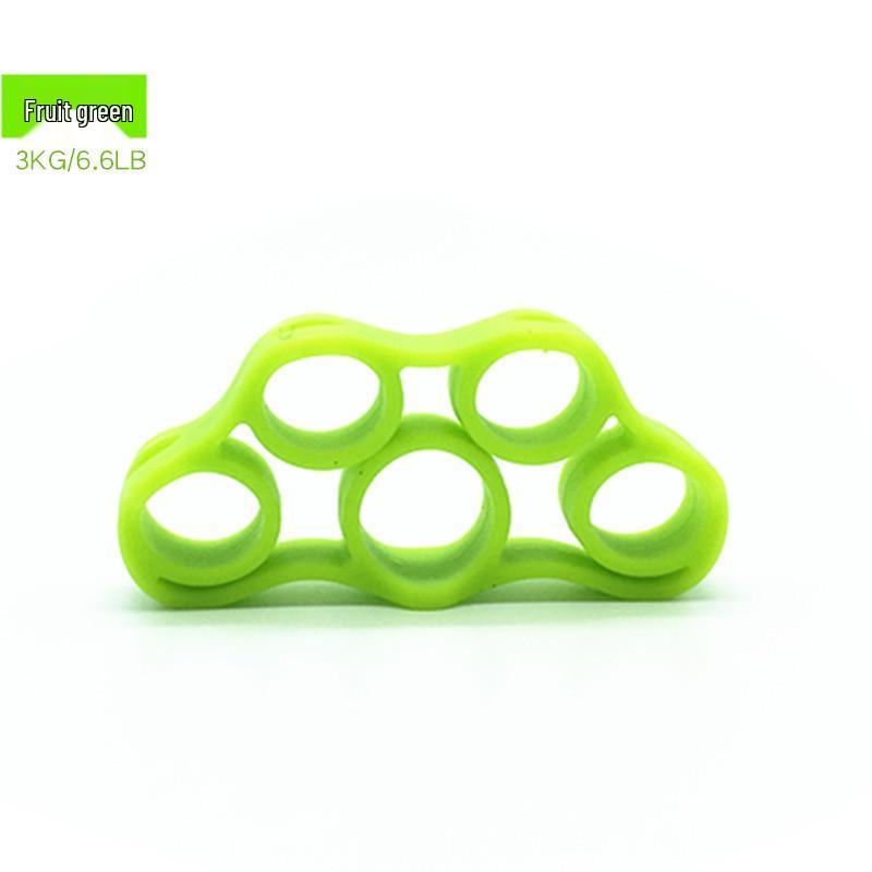 Silicone Finger Resistance Band & Grip Ball Set - Finger Exerciser & Trainer