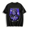 Cyber Retro Mechanical Statue Print Trendy Street Casual T-Shirt Pure Cotton T-shirt