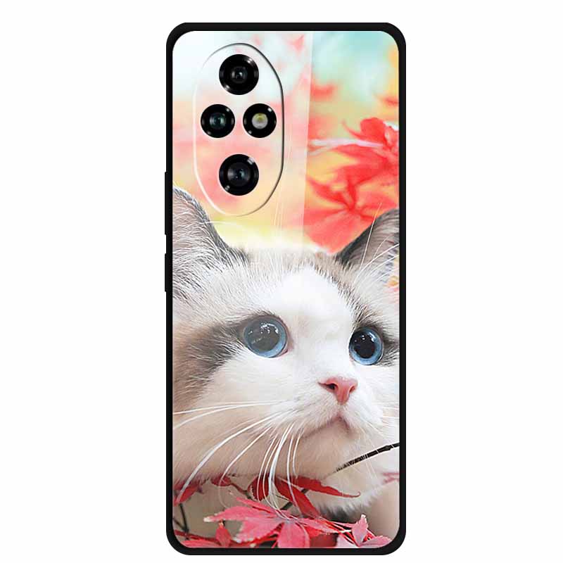 Tempered Glass Case For Honor 200 Pro Case Hard Phone Back Cover Soft Bumper For Honor 200 Pro Case Honor200 Pro 200Pro Bag Capa