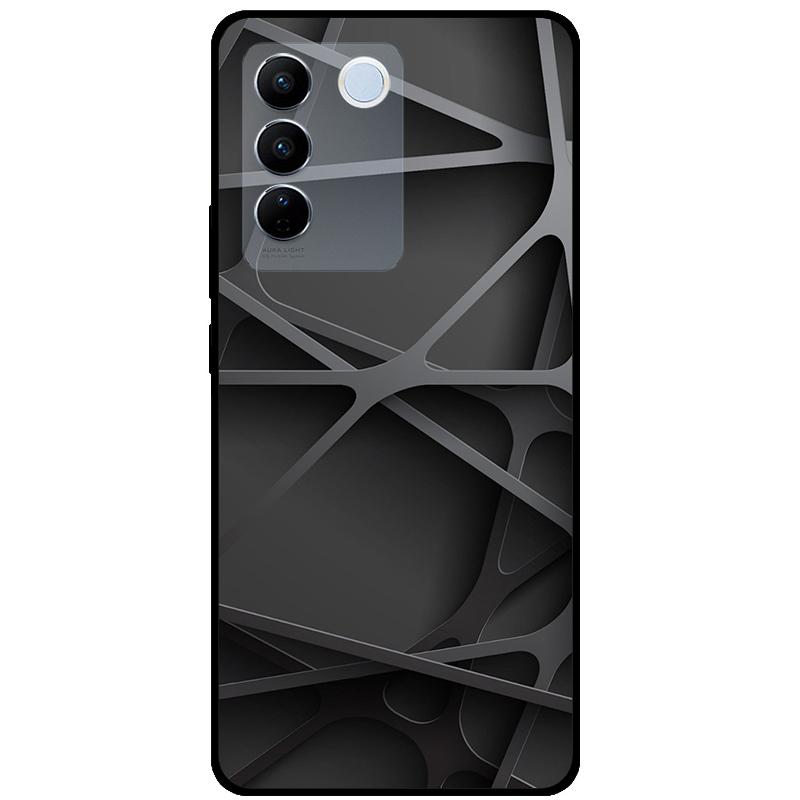 For Vivo V27E V2237 V27 Pro V2230 V 27 Case TPU Soft Silicone Marble Cat Shockproof Cases For Vivo V27 5G V27Pro Bag Funda Cover