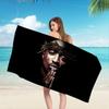 2PAC hip -hop singer Microfiber Beach Towel Absorbent Quick dry Soft Yoga Swimming Resort Mountain Climbing Towel