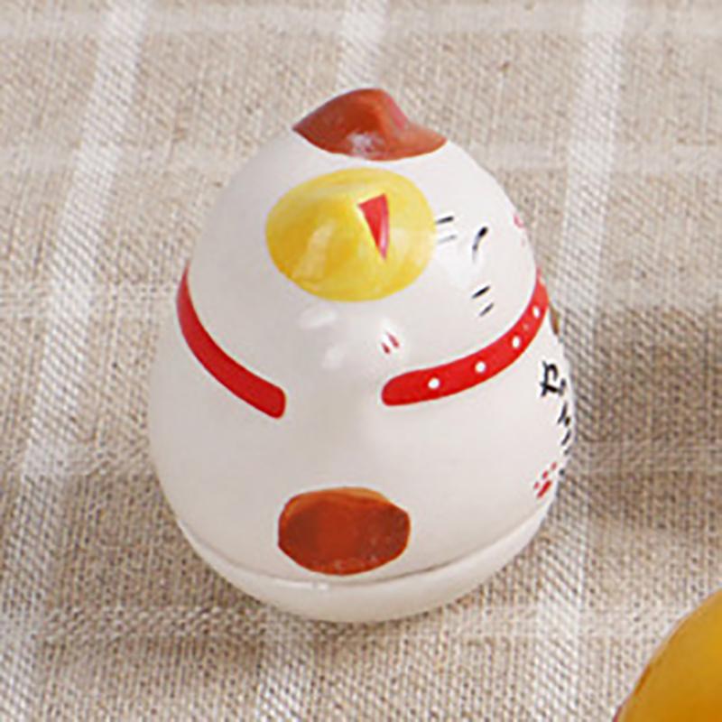 Japanese Ceramic Lucky Cat Tumbler Daruma Crafts Cartoon Lucky Cat Ornaments Landscape Home Decor Fortune Cat Statue Figurines
