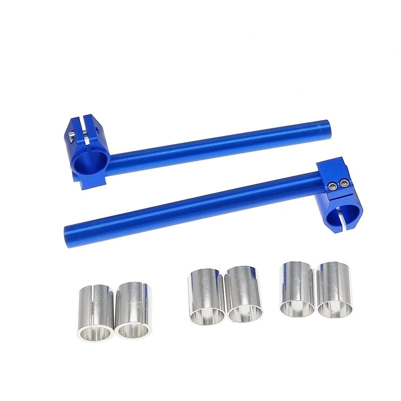 LMoDri CNC řídítka motocyklu Nastavitelná vidlice Clip On Cafe Racer 26,30,31 mm Odnímatelná a nastavitelná řídítka