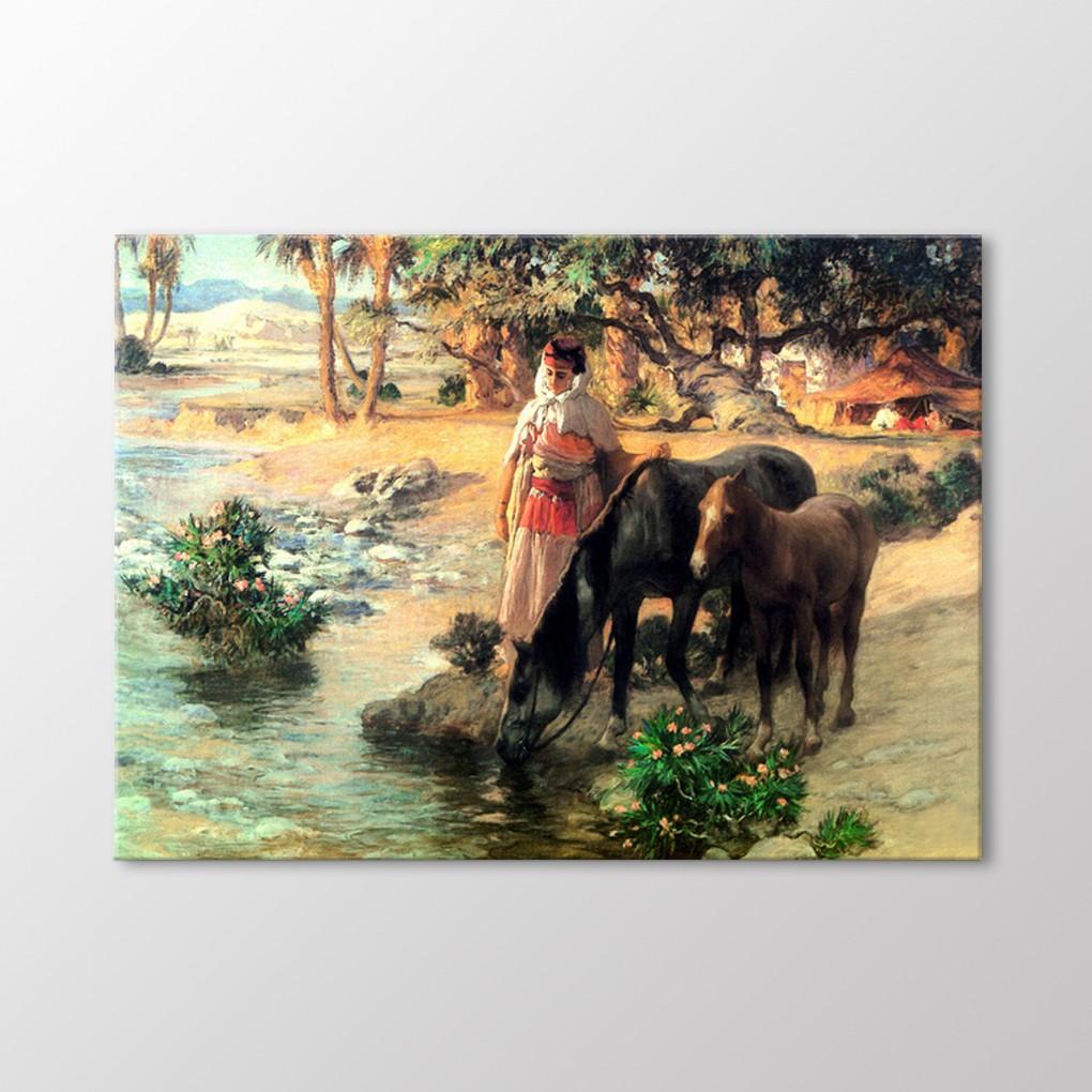 

Женщина поет лошадей 1921 Картина