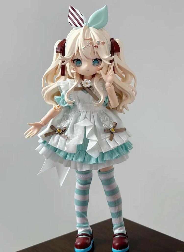 Genuine Wanmeng Sugary Girls Dessert Party Mjd Blind Box Mystery Box Cute Cool Dolls Desktop Ornament Toy Figurine For Girl Gift