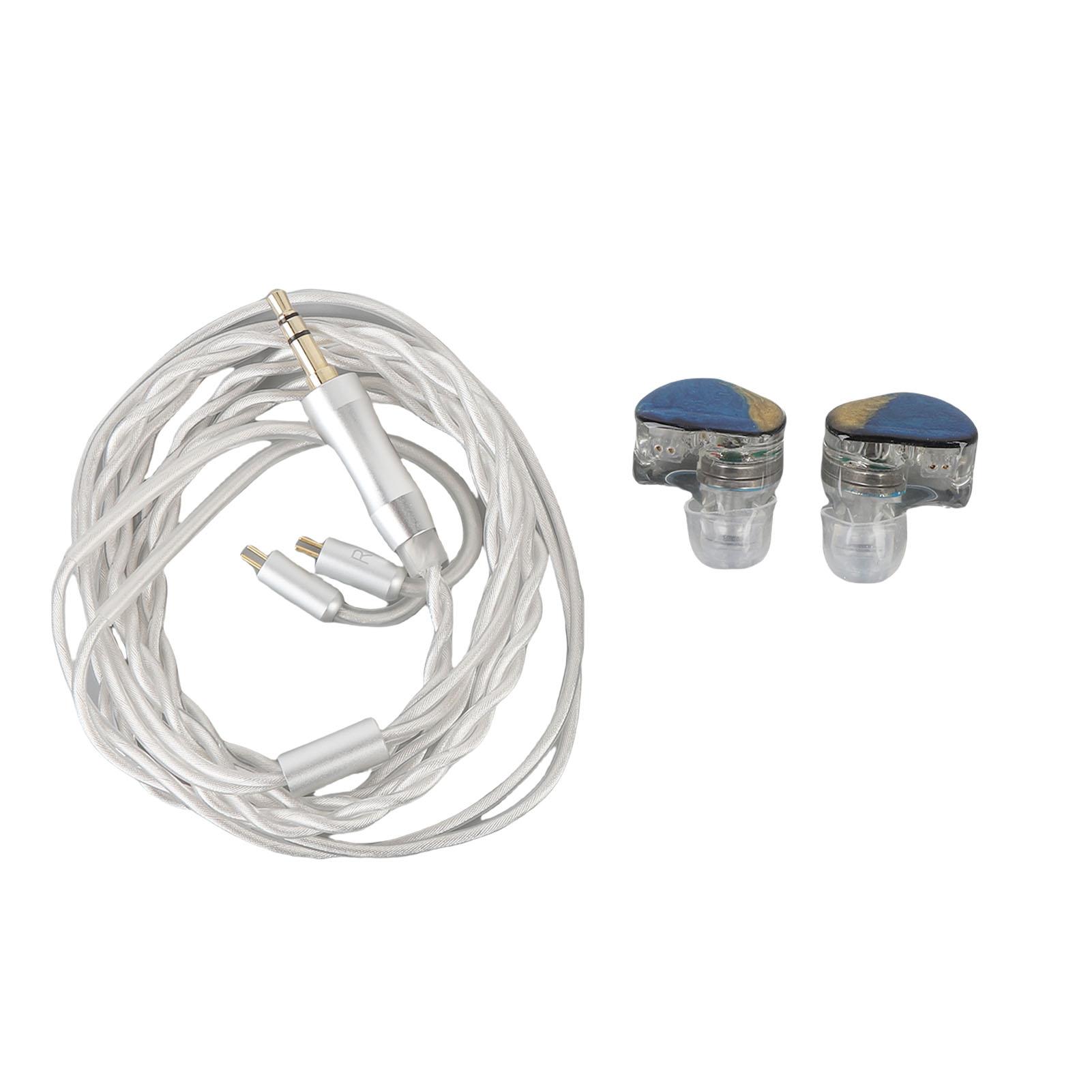 

IEM Наушники Hi-Fi Проводные Наушники-вкладыши с Шумоподавлением Гарнитура со Съемным Кабелем для Музыкантов разноцветный