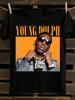 Young Dolph 3D Face and Signature Name Graphic T-shirt