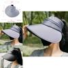 Chic Summer Sun Protection Hat For Women With Open Top And Fast Drying Fabric Technology