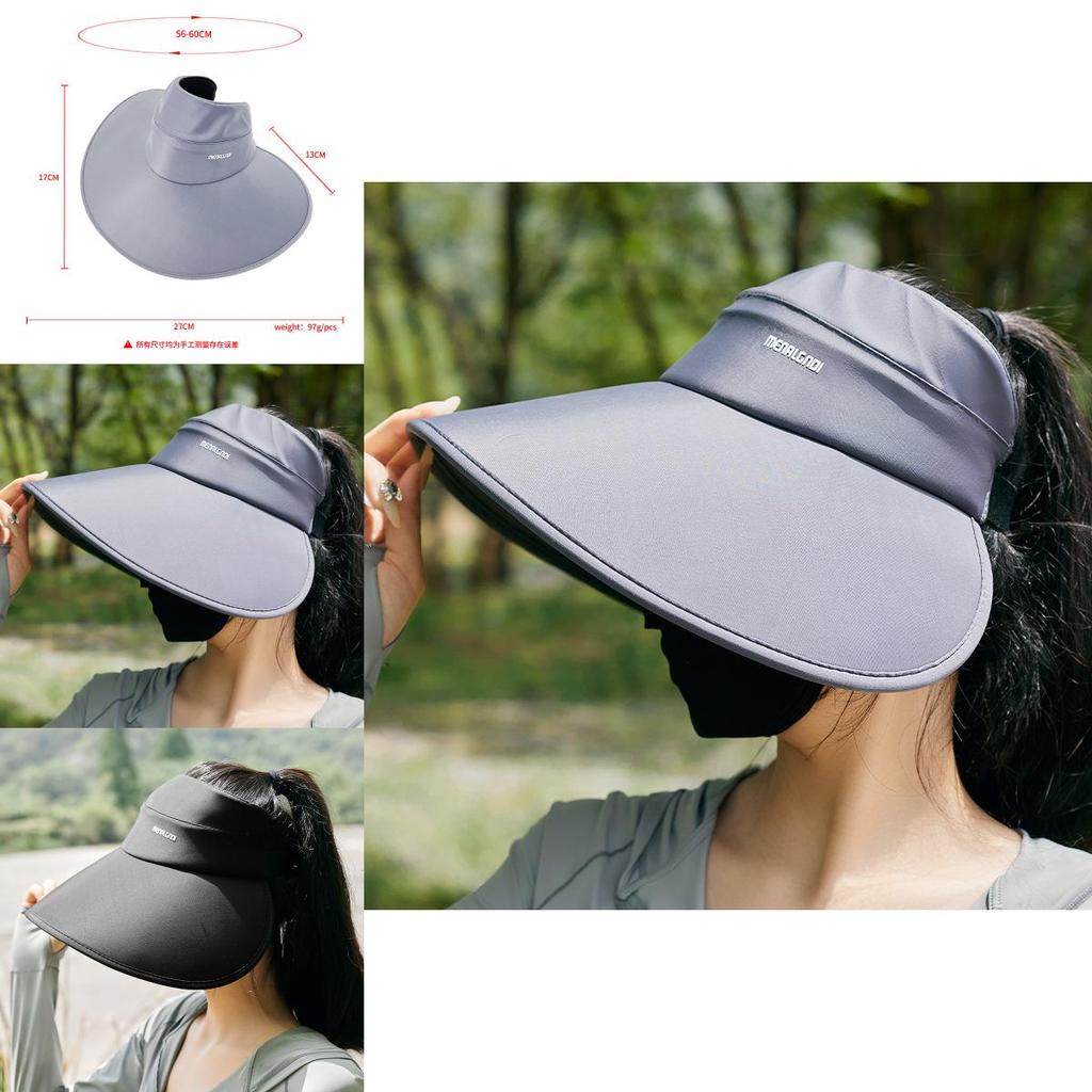 Chic Summer Sun Protection Hat For Women With Open Top And Fast Drying Fabric Technology