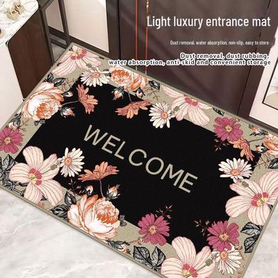 Retro Light Luxury Non-Slip Entrance Mats for Home & Bedroom