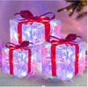 Luminous Cat Eye Christmas Gift Box Decoration for Shopping Malls