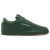 Reebok Club C 85 Dark Green Unisex Sneakers Footwear-White 100074451