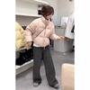 European Station autumn and winter new stand-up collar puff down jacket women's short thickened small bread jacket loose