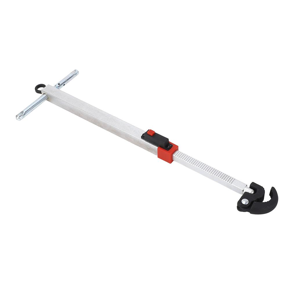 Waschbeckenschlüssel 250mm 180 Grad schwenkbare Köpfe Teleskopierbarer Waschbecken-Spültischschlüssel Sanitärwerkzeug für 10mm