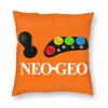 Neo Geo Arcade Pillowcase Double-Sided Printing Polyester Cushion Cover Decor Pillow Case Cover Home Zipper 45X45Cm
